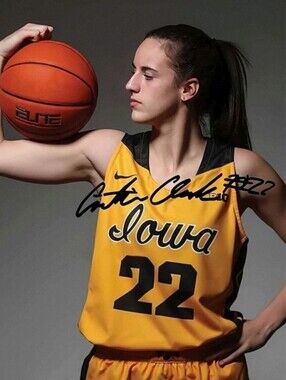 NEW! CAITLIN CLARK ULTRA GLOSSY 8.5x11 IOWA HAWKEYES/INDIANA FEVER 4 POSTER SET!